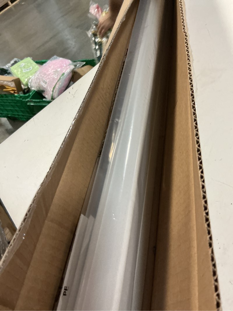 Condition photo showing Good Condition for lazblinds cordless cellular shades, blackout privacy honeycomb shades for home, thermal insulation noise reduction blinds for windows, 47'' w x 48'' h, white blackout-white 47'' w × 48'' h