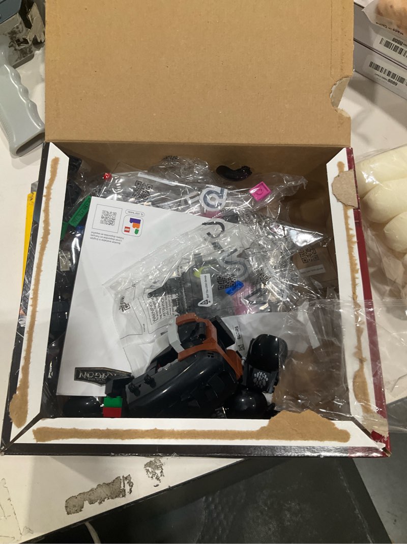 Condition photo showing As Is for lego icons how to train your dragon: toothless building set for adults, ages 18+ - room decor for office, bedroom, or book shelf - collectible for movie fans - gift idea for birthdays - 10375