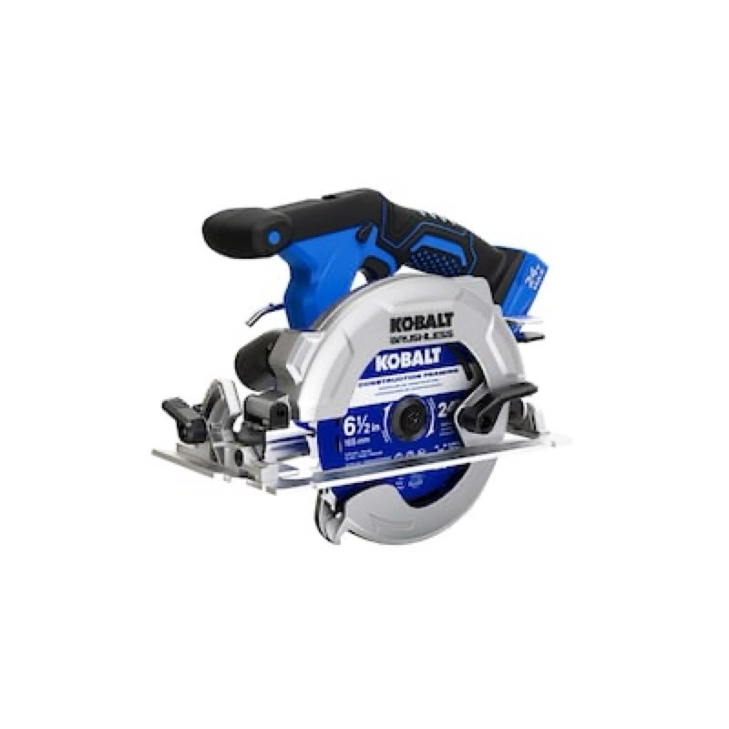 kobalt 24-volt 6-1/2-in brushless cordless circular saw (battery not included and charger not