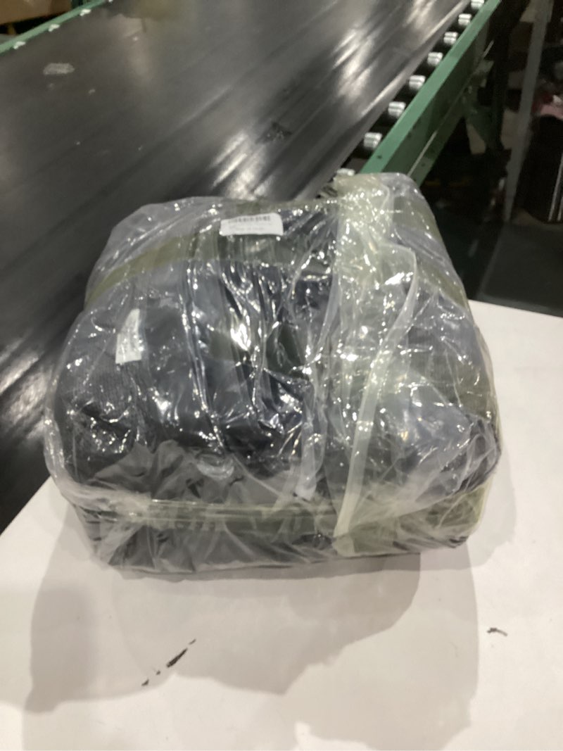 Condition photo showing Good Condition for Magnetic Thermal Insulated Door Curtain,Fits Door Size 72'' x 80'', Durable Oxford Cloth Thicken Cotton Fiber Fill, Temporary Doors Insulation Cover,Soundproof Weatherproof Doors Blanket Gray Fits Doors to 72'' x 80''