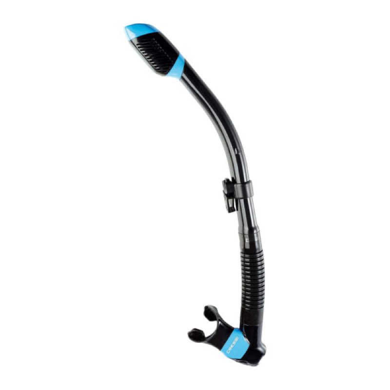 cressi supernova dry dry snorkels, black/blue
