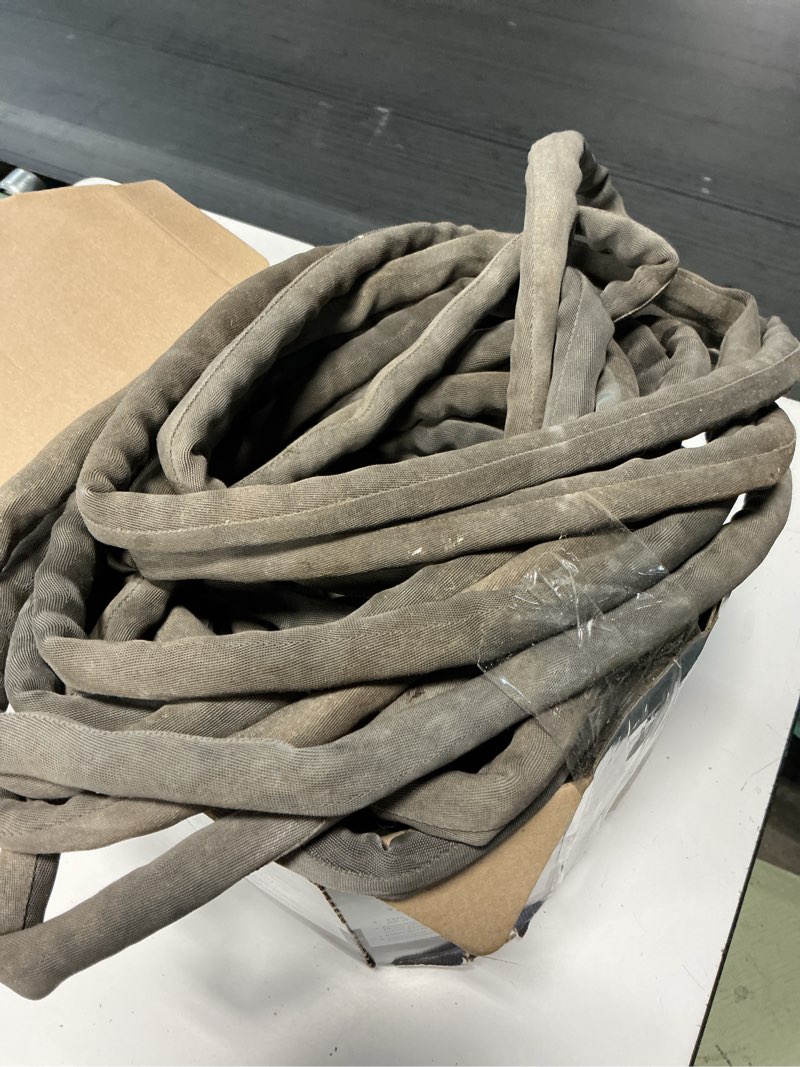 Condition photo showing As Is for zero-g teknor apex 5/8-in x 100-ft premium-duty kink free woven gray hose