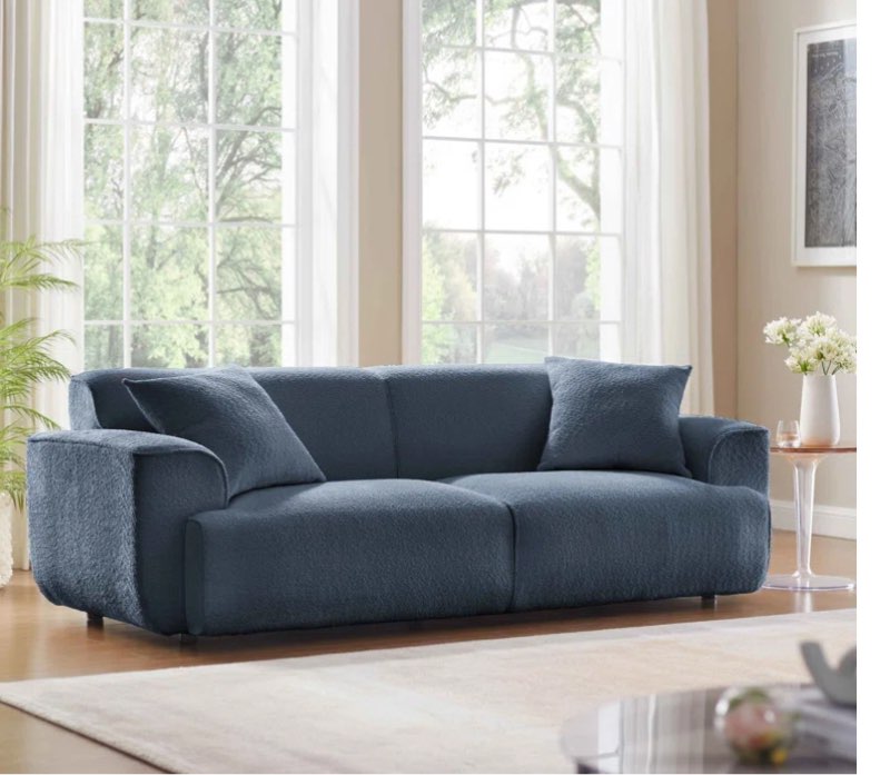 MINIMORE Modern Style 91"W Wallas 3Seater Sofa
