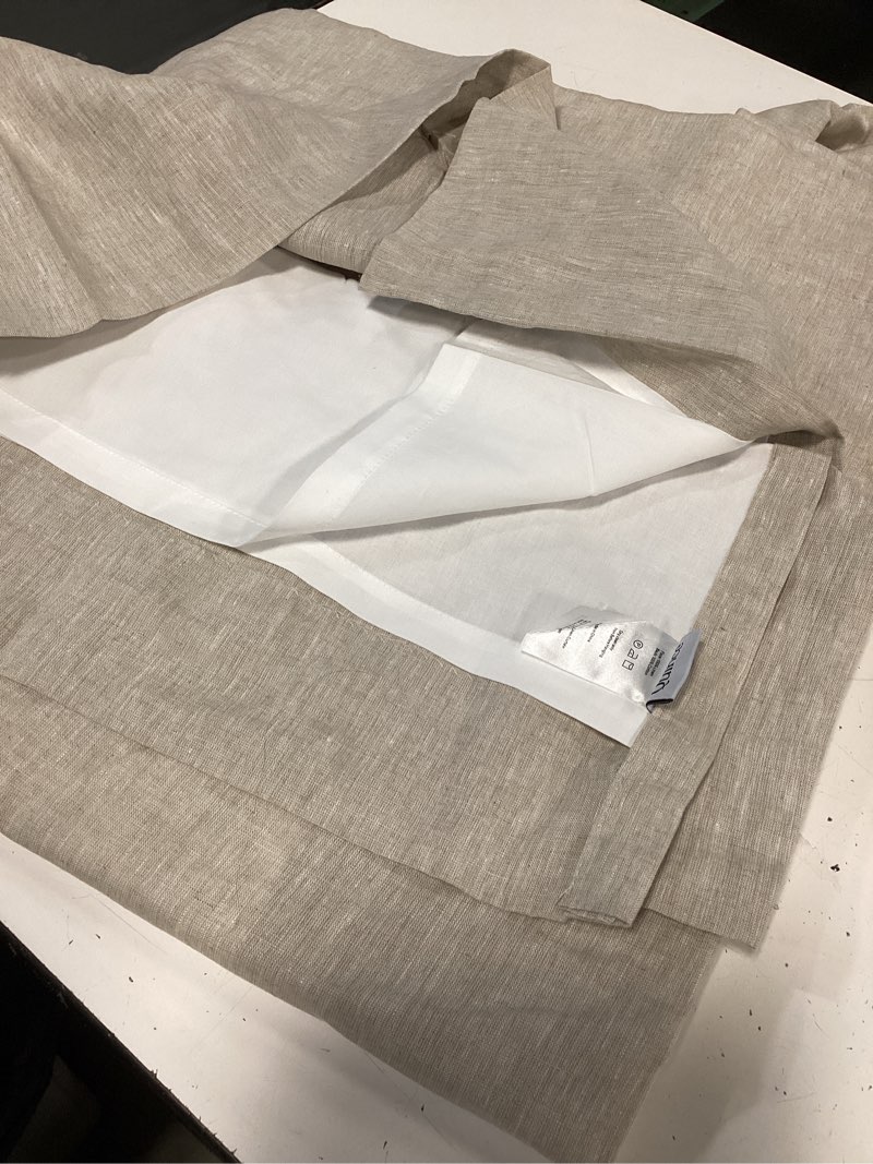 Condition photo showing Good Condition for european linen curtain flax 96x96
