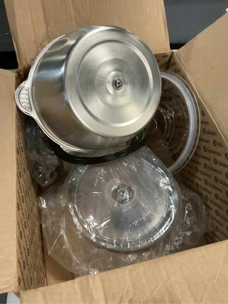 Condition photo showing Good Condition for olixis electric food processor, 450w meat grinder & vegetable chopper with 2 bowels for home use, food chopper with double s-blades for vegetable, onion, garlic, meat, nuts, black silvery 7.49"*7.49"*11.62"