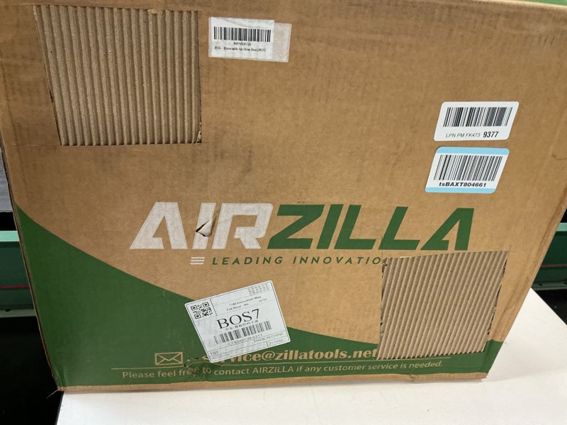 Condition photo showing New/Like New for GLAHODEN Air Hose Reel 100 Ft Retractable, 3/8 in x 100 Ft Hybrid Hose Air Compressor Hose Reel with 6 Ft Lead in Max 300 PSI Patented Design for Any Length Lock 180°Swivel Bracket Quick Coupler 3/8 inch 100 FT