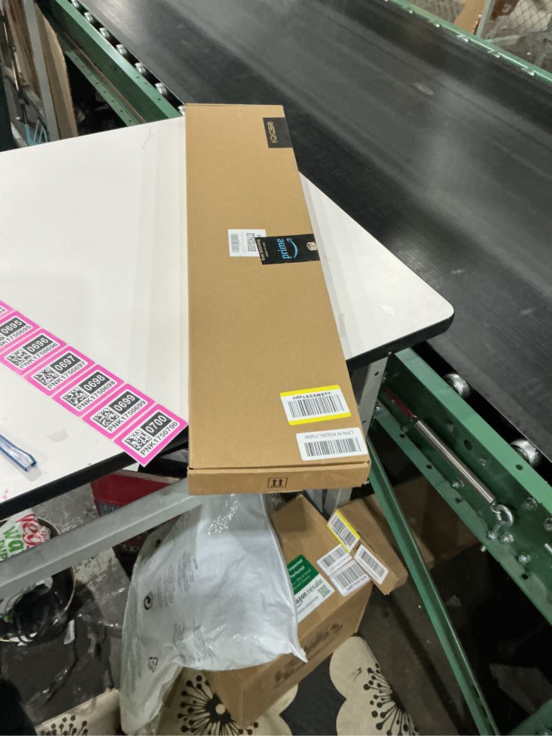 Condition photo showing As Is for Nickel Towel Rack