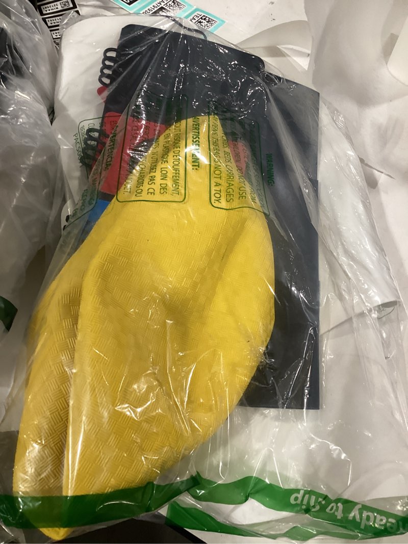 Condition photo showing As Is for jenaai 18 pcs sport kickball set includes playground ball 5 rubber baseball pump scoreboard net bag 10 foul line cones for adult playground backyard game(550g upgraded ball set,yellow,10 inch) 10 inch 550g upgraded ball set yellow