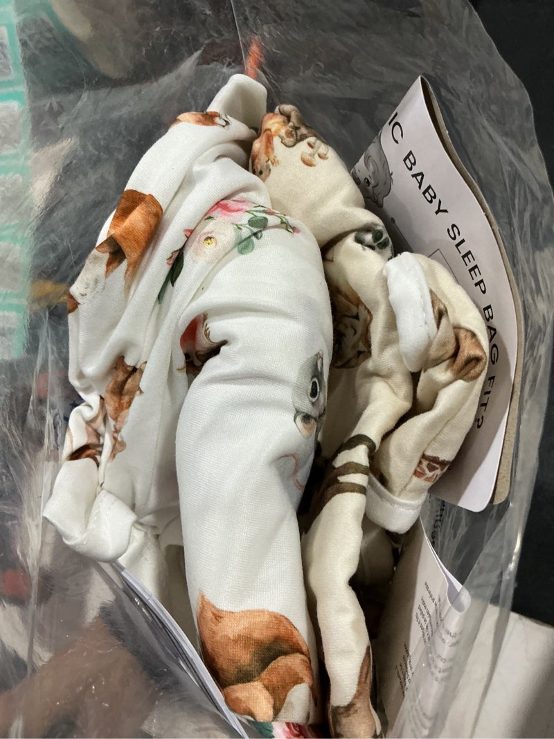 Condition photo showing Good Condition for toddler sleep sacks 2t-3t-4t, 0.5 tog light summer wearable blankets, extra long xl sleeping bags, 2 pack forest whimsy 2t-4t