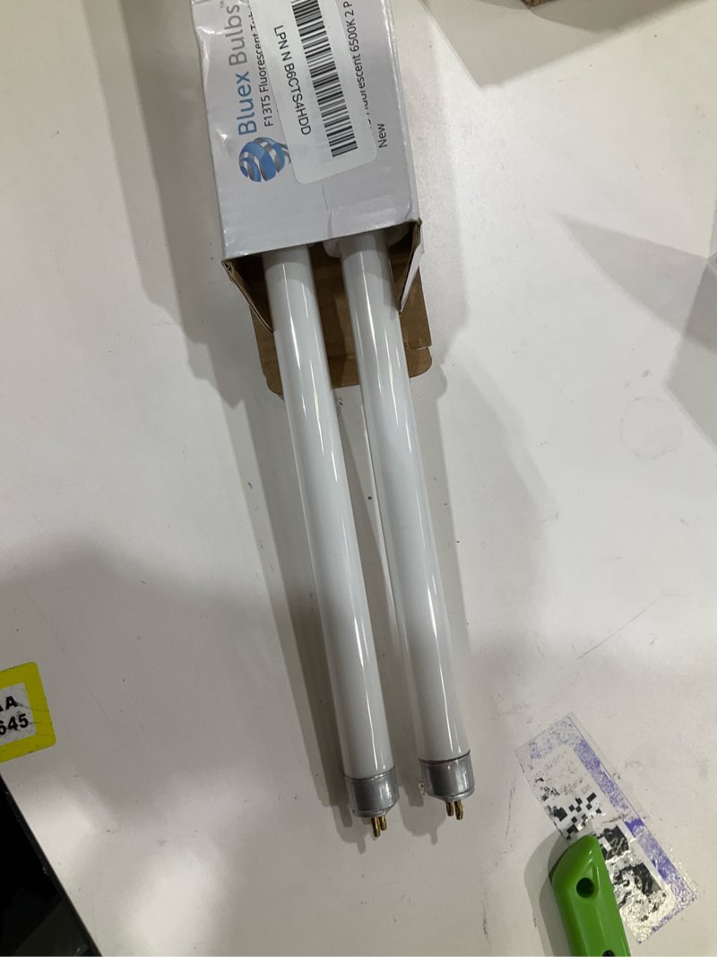 Bluex Bulbs F13T5/DL - T5 Fluorescent 6500K Day Light - 13 Watt - 21" Super Long Life Fluorescent Light Bulbs 20,000Hr, F13T5 (2 Pack) 2 Count (Pack of 1)