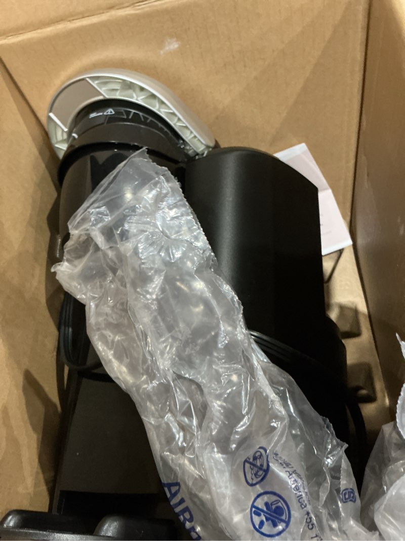 Condition photo showing As Is for keurig k-compact single-serve k-cup pod coffee maker, with 3 brew sizes, smart start feature, 36oz removable reservoir, black