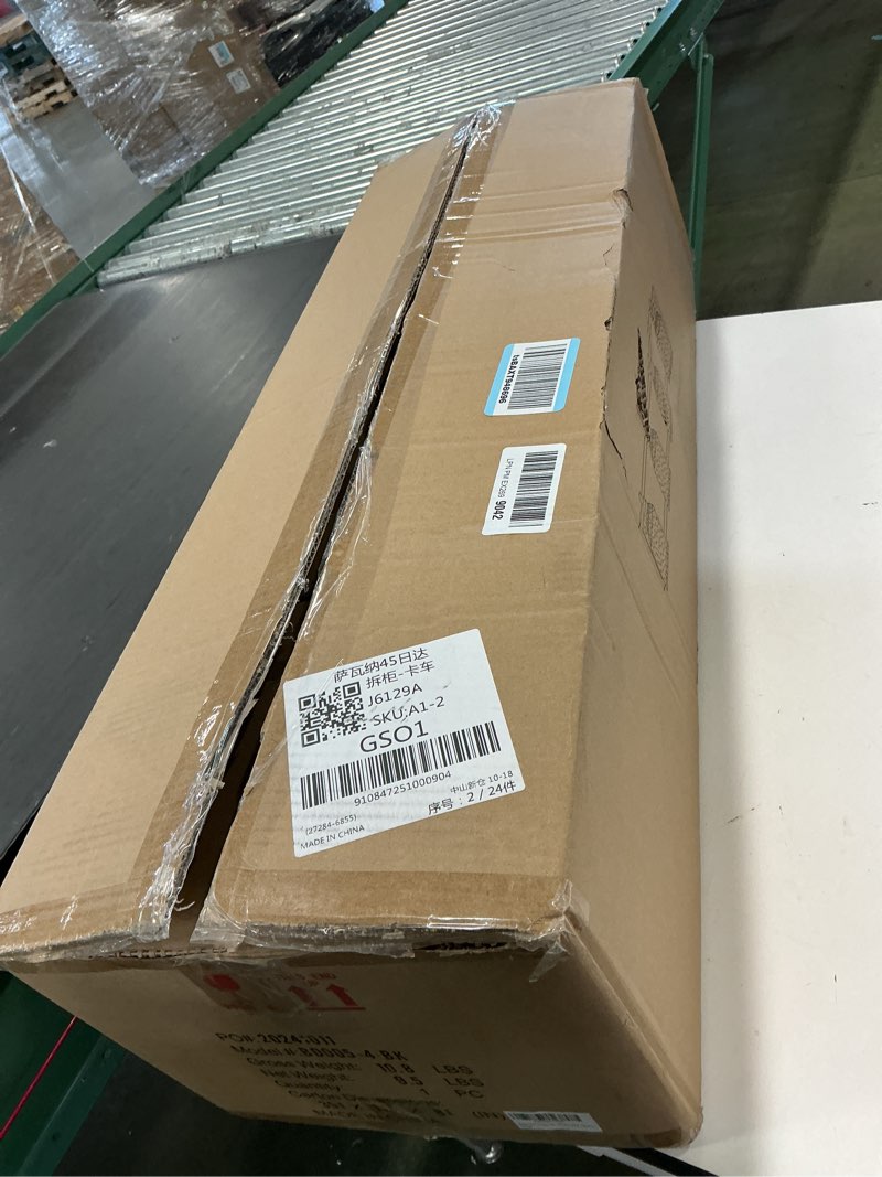 Condition photo showing New/Like New for Vanity Lights for Bathroom Large 31.5", Farmhouse Rustic Vanity Light with Bubble Glass Shades, Gray 4 Light Bathroom Lighting Fixtures Over Mirror, Bath Wall Sconce Home Decor Grey Metal 4-Light