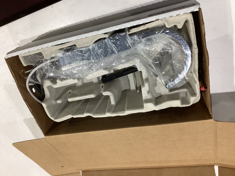 Condition photo showing As Is for delta faucet vero vessel sink faucet, single hole bathroom faucet, single handle bathroom faucet chrome, bathroom sink faucet, chrome 753lf