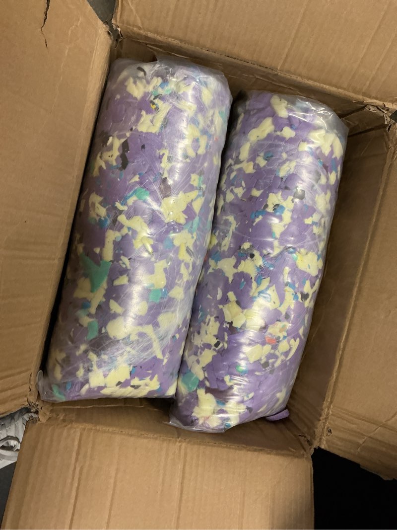 Condition photo showing Good Condition for BBGDIPG 20 LBS Shredded Memory Foam Filling, Random Color Bean Bag Chair Filler, Comfortable and Sof