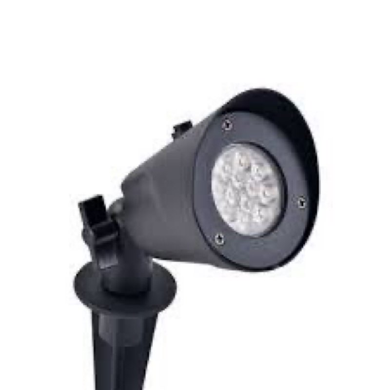 harbor breeze 500 -lumens 7 -watt black low voltage tunable white hardwired led spot light