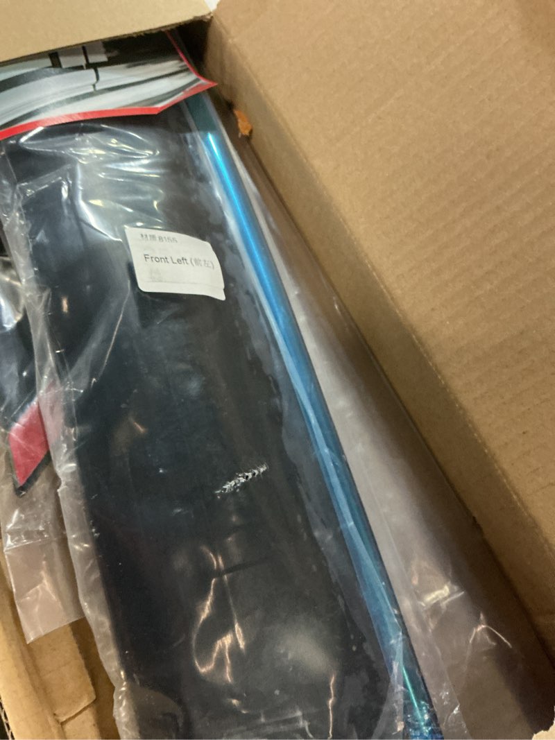 Condition photo showing New/Like New for side window visors wind deflectors sun rain guards compatible with 2021-2025 mercedes-benz gle coupe gle53 gle63s, tape-on 4 pcs