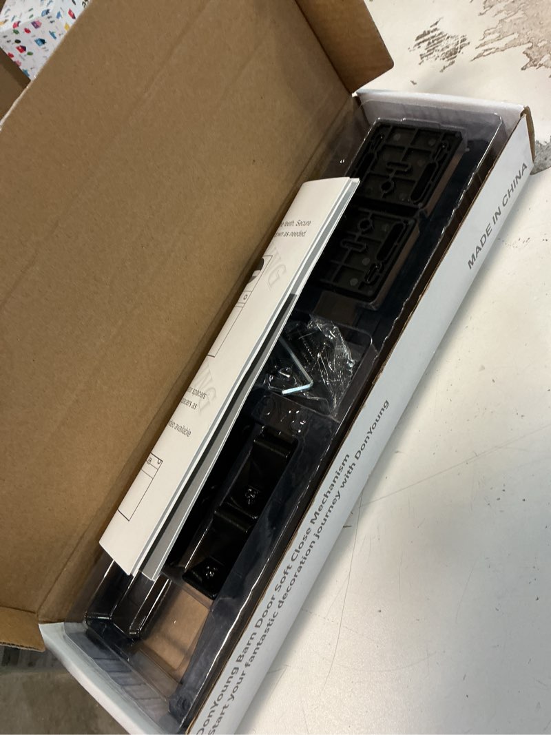 Condition photo showing Good Condition for 2PCS Barn Door Soft Close Mechanism Spring Buffer Damper Upgraded Hole-Free Version Sliding Barn-Door Hardware for Weight 70-160 Pounds Adjustable Stoppers, Actuator Spacers Included Normal Barn Door Soft Close Mechanism