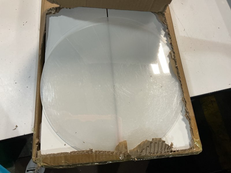 Condition photo showing New/Like New for 5 pcs foldable white cylinder stands for party, 31.5", 23.6", 15.7" height portable cake pedestal stand with clear acrylic plate, cake cylinder stand for wedding banquet decor