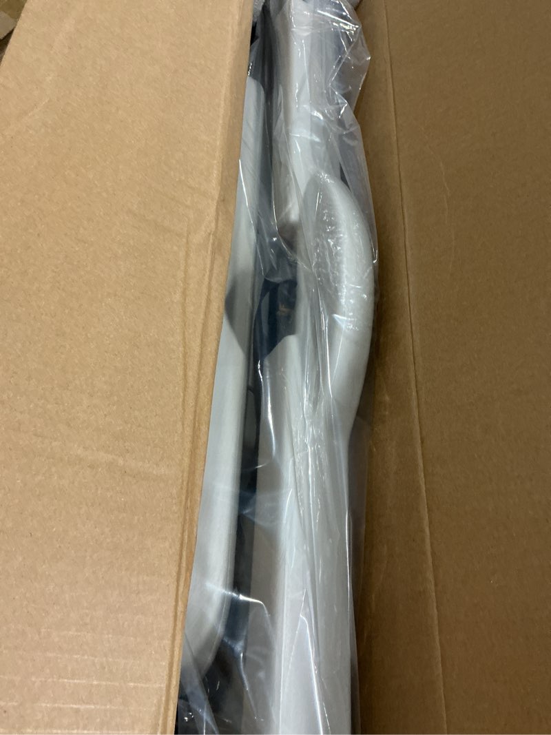 Condition photo showing New/Like New for Alpine Wall Mounted Baby Changing Station - Horizontal Baby Changing Table Foldable Diaper Tables with Safety Strap for Commercial Bathroom, ADA Complaint (Hardware Included) White Gray