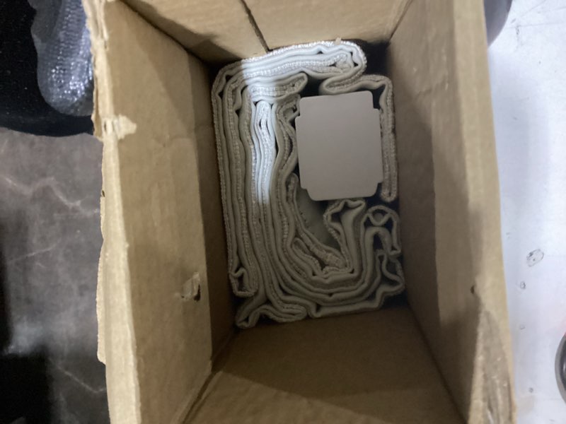 Condition photo showing As Is for MANSNIX Smart Motorized Blinds with Remote, Cordless No-Drill Automatic Roller Shades, Blackout Electric Blind for Windows, White,36 x 72 36"W x 72"H White