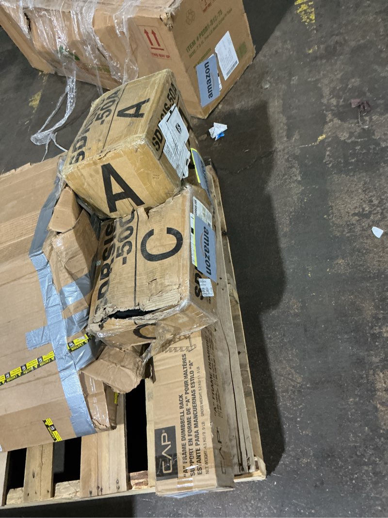 Condition photo showing Good Condition for 4 boxes incomplete CAP Barbell Rubber Coated Dumbbell Weight Set with Vertical Rack | 100 lb, 150 lb, and 210 lb Options 150 lb - Set Chrome Handles