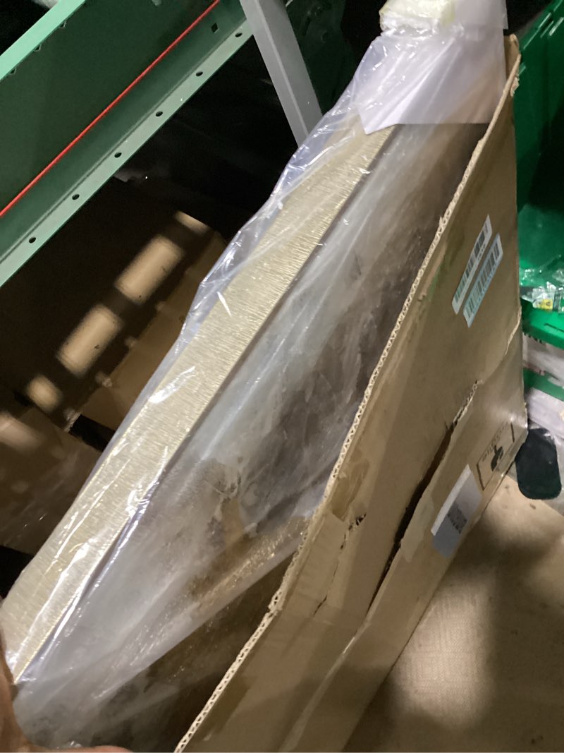 Condition photo showing item condition for Abstract Canvas Framed Wall Art: Marble Abstract Heavy Texture Pictures Minimalist Painting with Gold Foil for Bedroom (40”W x 30''H, Multiple Sizes)