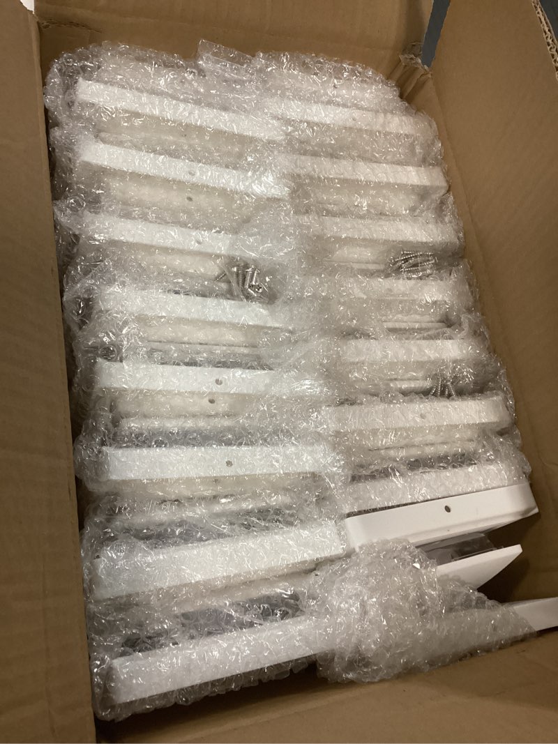 Condition photo showing Good Condition for volisun 4x4 solar cap lights 16-pack, outdoor waterproof for wooden/vinyl posts, white deck lights solar powered, warm white for garden/patio/porch white 16 pack