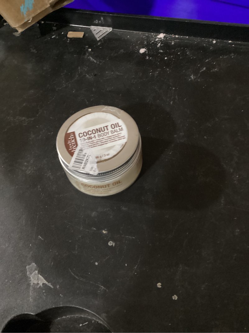 Condition photo showing New/Like New for coconut oil 10-in-1 body balm -3 oz