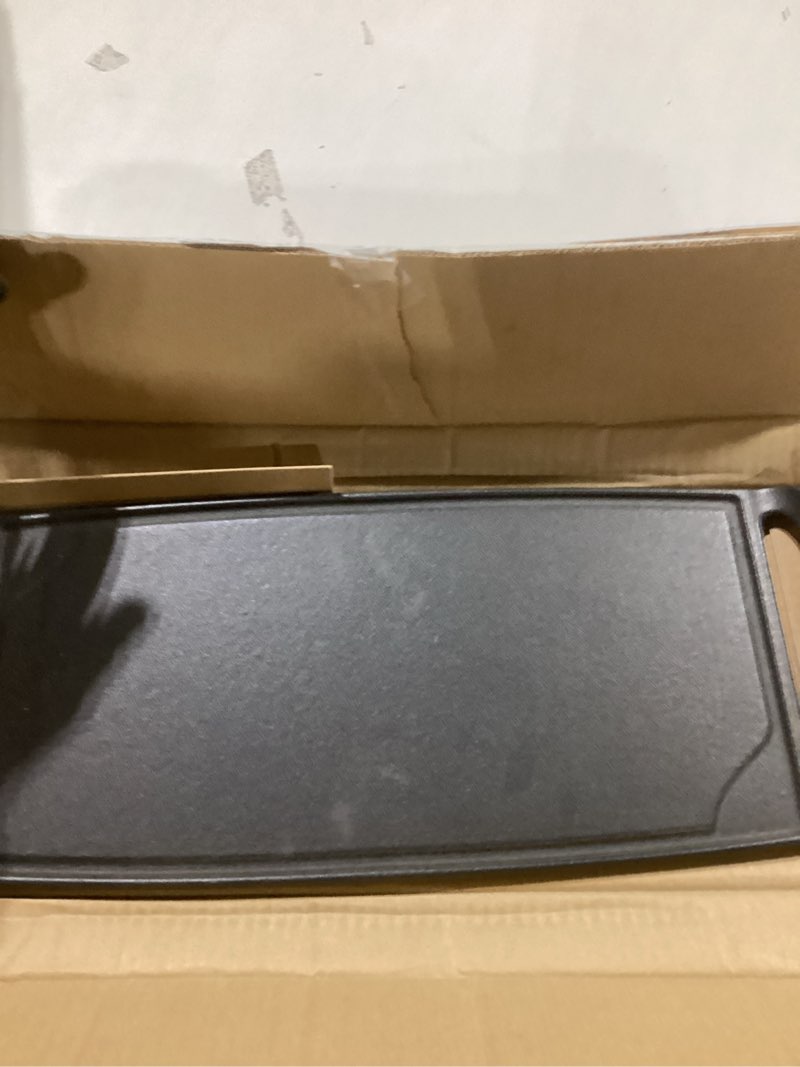 Condition photo showing Good Condition for Upgraded AEB72914211 AEB72914208 Griddle Replacement for LG Stove Parts Cast Iron Griddle Plate AEB72914204 LG Gas Range Griddle Plate Stove Top Cooktop Burner Griddle Pan Flat Top Pan