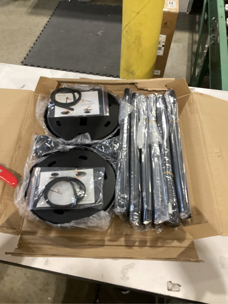 Condition photo showing Good Condition for SENZHIYI Indoor Telescoping Flag Pole with Base 6FT-8FT,Aluminum Commercial Indoor Flagpole with Black Ball Top Finial,Heavy Duty Indoor Flag Pole Kit for Office School City Hall Black 2Pack 6-8ft 2Pack