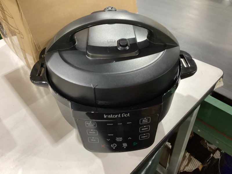 Condition photo showing New/Like New for Instant Pot 4QT RIO Mini 7-in-1 Multi-Cooker, Pressure Cooker, Slow cook, Sauté, Steam, Rice Maker, Yogurt, & Warmer, Black, 4 Quarts