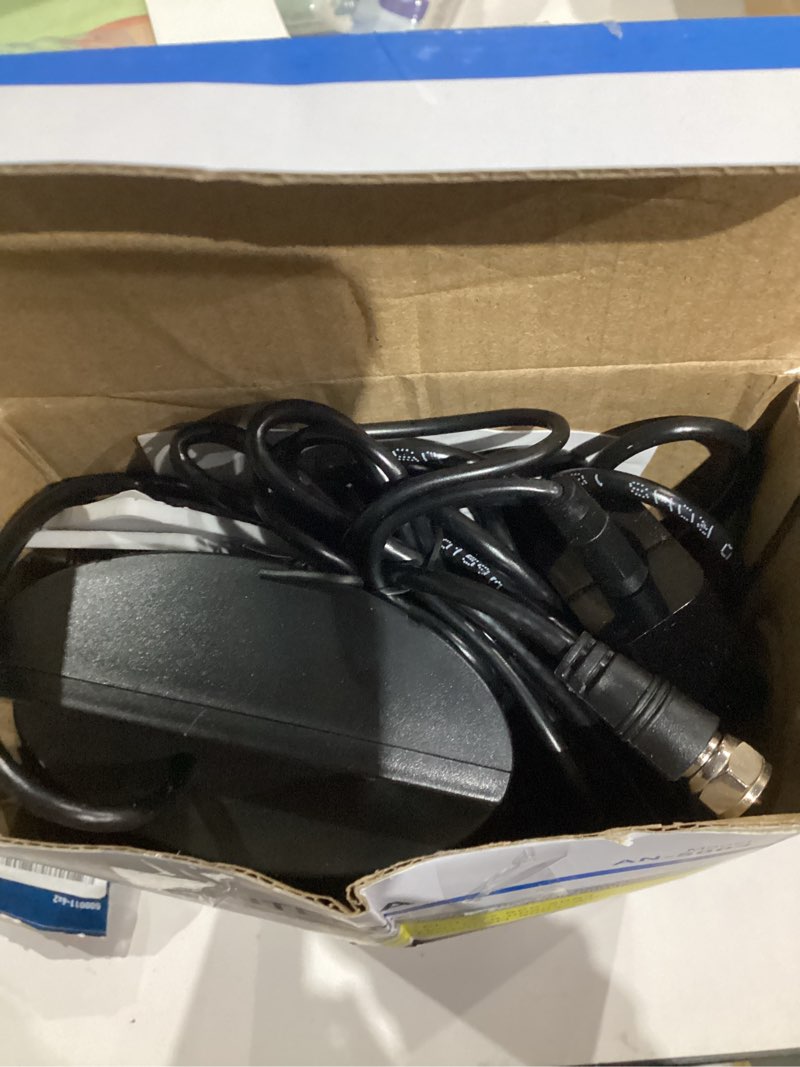 Condition photo showing As Is for 3600+ miles range tv antenna,2026 strongest digital tv antenna indoor outdoor with amplifier signal booster, hd antenna for local channels for smart tv and old tvs-38ft coax cable-support 8k 4k 1080p black