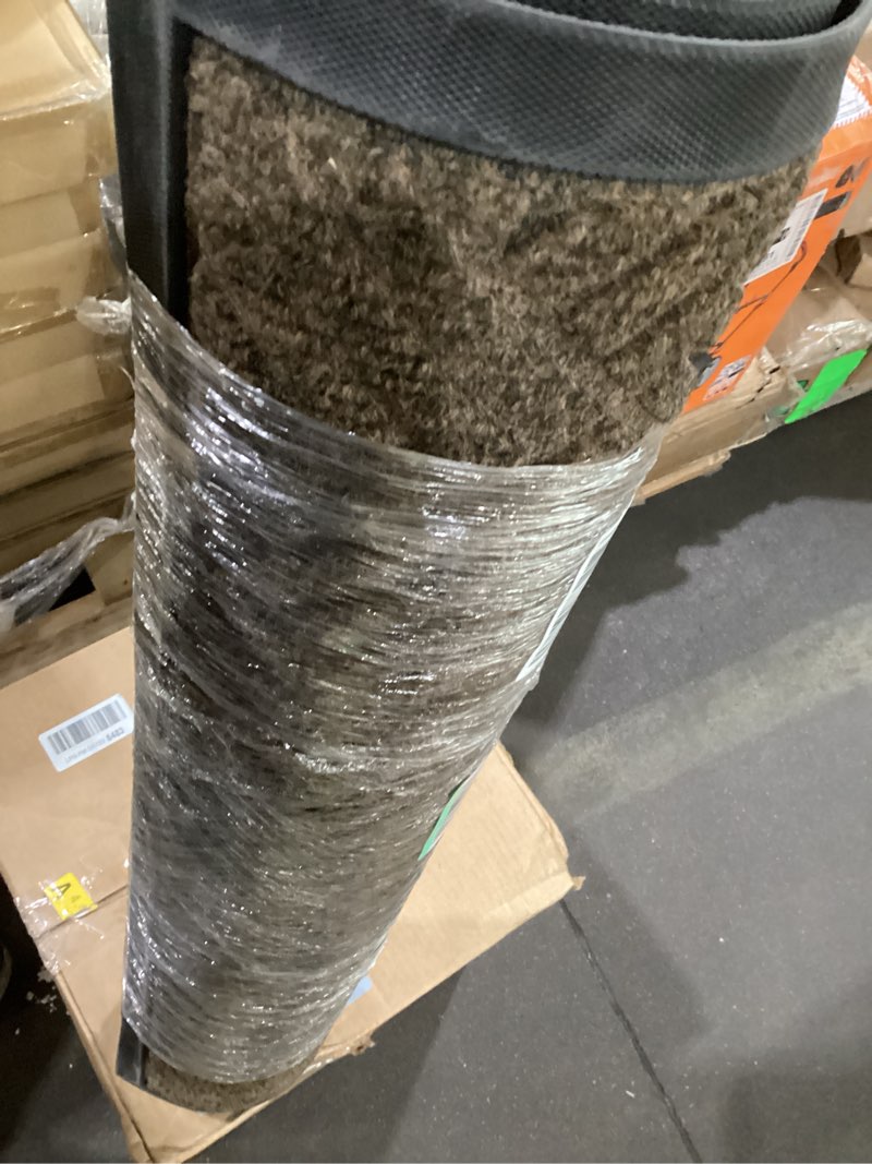 Condition photo showing New/Like New for Smiry Front Door Mat Outside Entrance, Heavy Duty Outdoor Indoor Natural Rubber Doormat, Non Slip, Trap Dirt and Moisture, Easy Clean, Low Profile Patio Porch Entryway Mat, 47x32, Brown 47" x 32" Brown