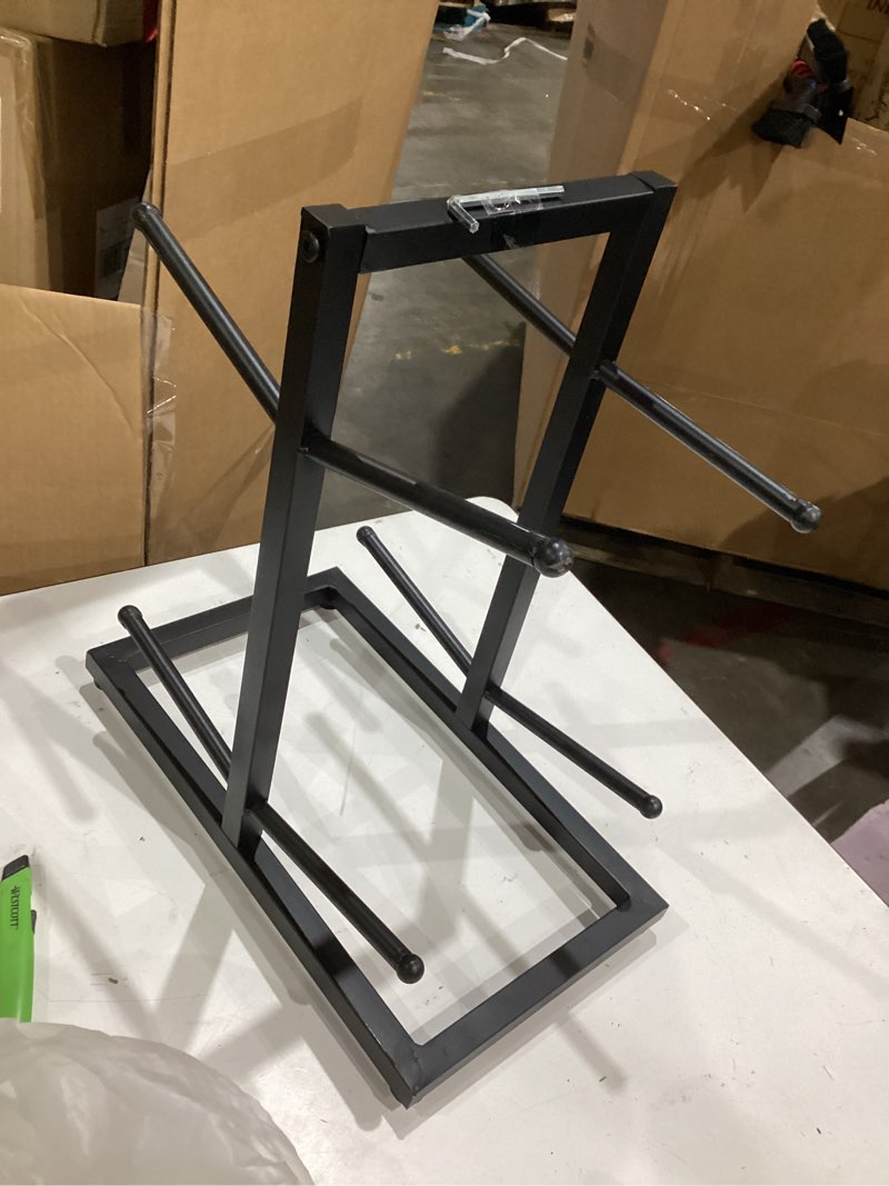 Condition photo showing Good Condition for basketball organizers metal ball storage rack sports storage for indoor outdoor (2 layer double-sided)