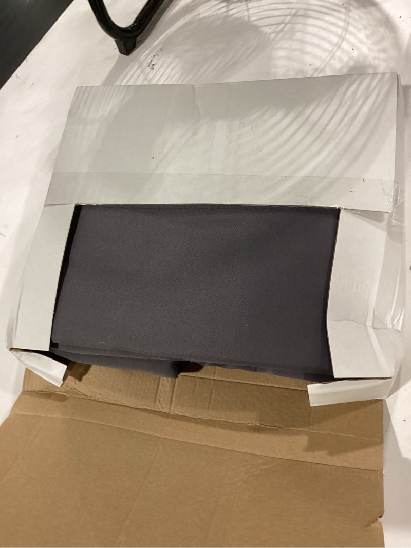 Condition photo showing Good Condition for 2-panel-curtain room darkening, 84 inch length for bedroom living room, insulated thermal grommet curtain drapes, blackout(70-90%,not 100%) window treatment decor, pack of 2, 52x84, charcoalgrey charcoal grey 52"w x 84"l (pack of 2)