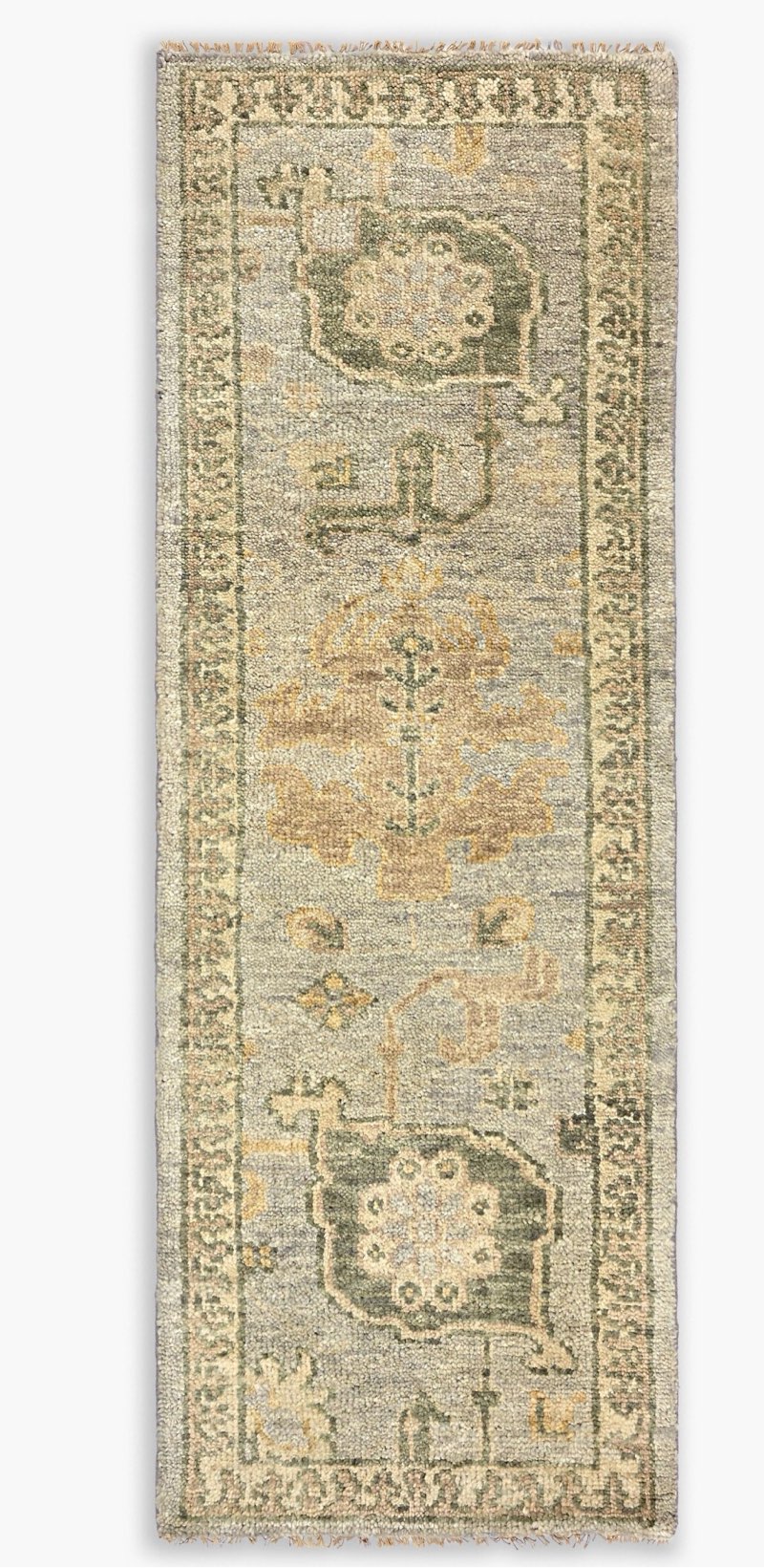 saoirse hand-knotted wool rug, 3' x 5', tan