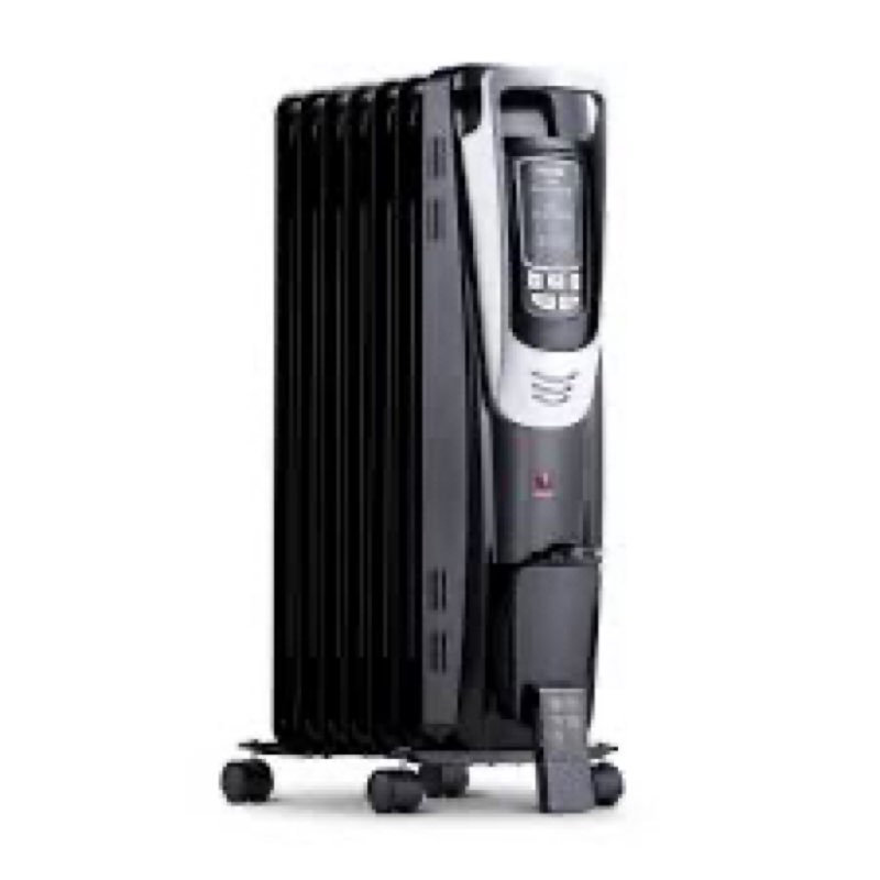 NewAir 1500 -Watt Oil-filled radiant Tower Indoor Electric Space Heater with Thermostat with