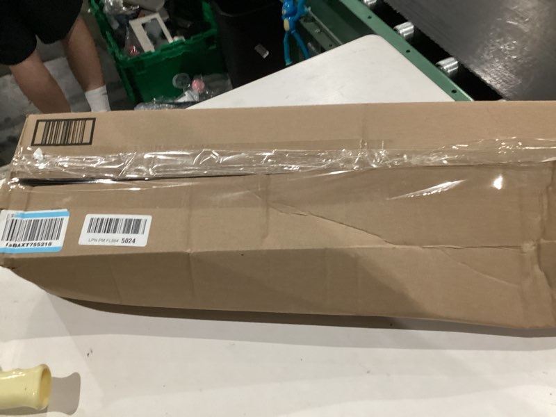 Condition photo showing As Is for Clear Table Protector 26 x 47 Inch, 1.5mm Thick Plastic Table Cover, Waterproof PVC Clear Table Cove