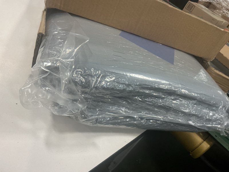 Condition photo showing New/Like New for ACOMOPACK 1.3" Thick Baby Play Mat for Floor 59x71-Large Water-Repellent&Non-Slip Memory Foam Mat for Kids,Toddlers,Soft Velvet Nursery Rug for Tummy Time&Crawling,Yoga,Tatami Style(Grey) Grey 59"×71"