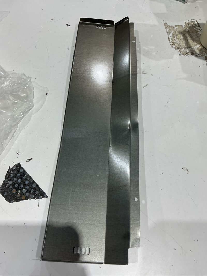 Condition photo showing As Is for compatible with bosch 00668687 toe panel, black