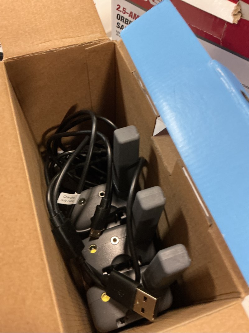 Condition photo showing As Is for onn. 23 mile walkie talkie 3 pack with two way radios  led light  22 frs channel options