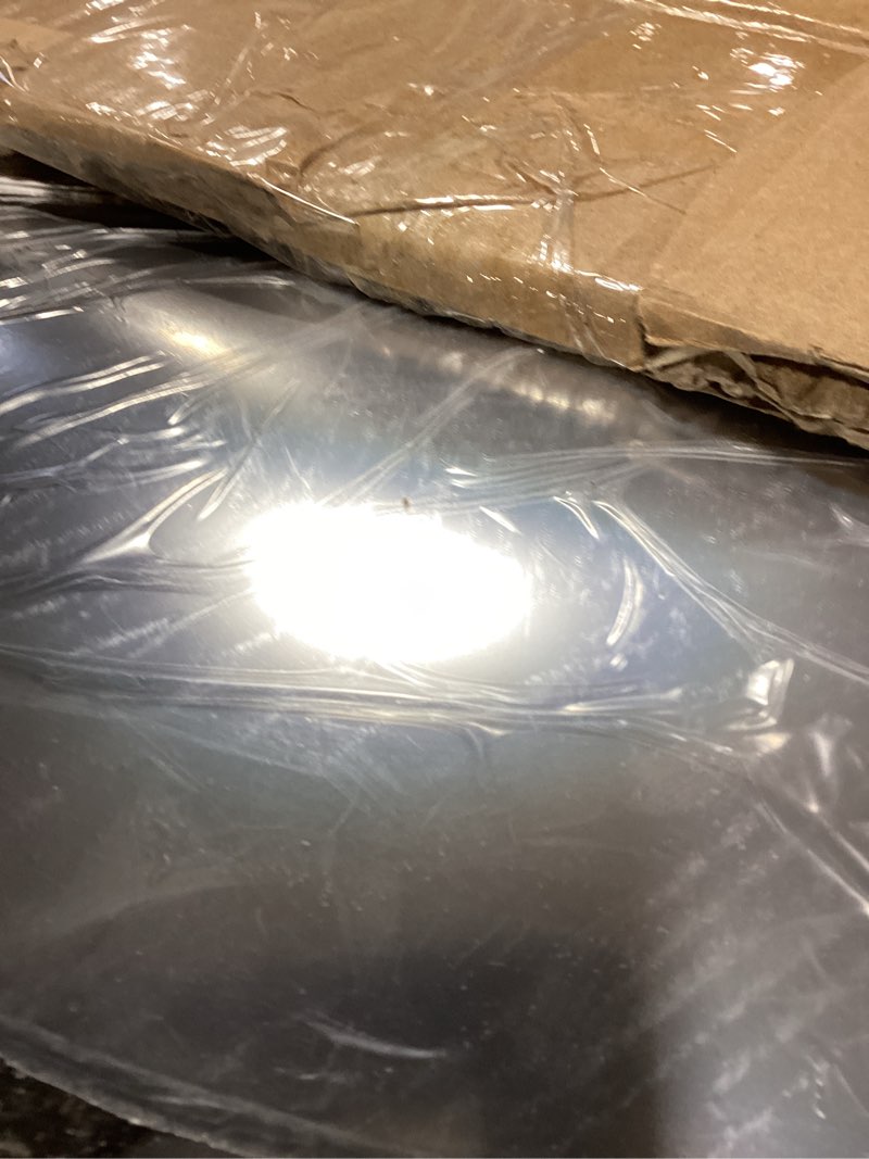 Condition photo showing Good Condition for convex mirror - 18" security mirror for business, garage, warehouse, office. 18 inch convex safety mirror indoor outdoor with clear view wall-mounted 18" indoor
