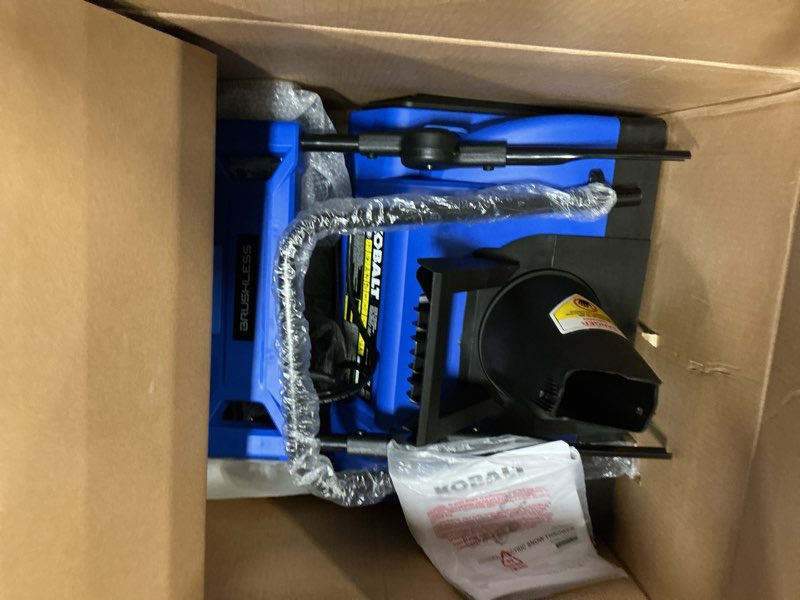 Condition photo showing Good Condition for Kobalt 21-in Single-stage Push Corded Electric Snow Blower