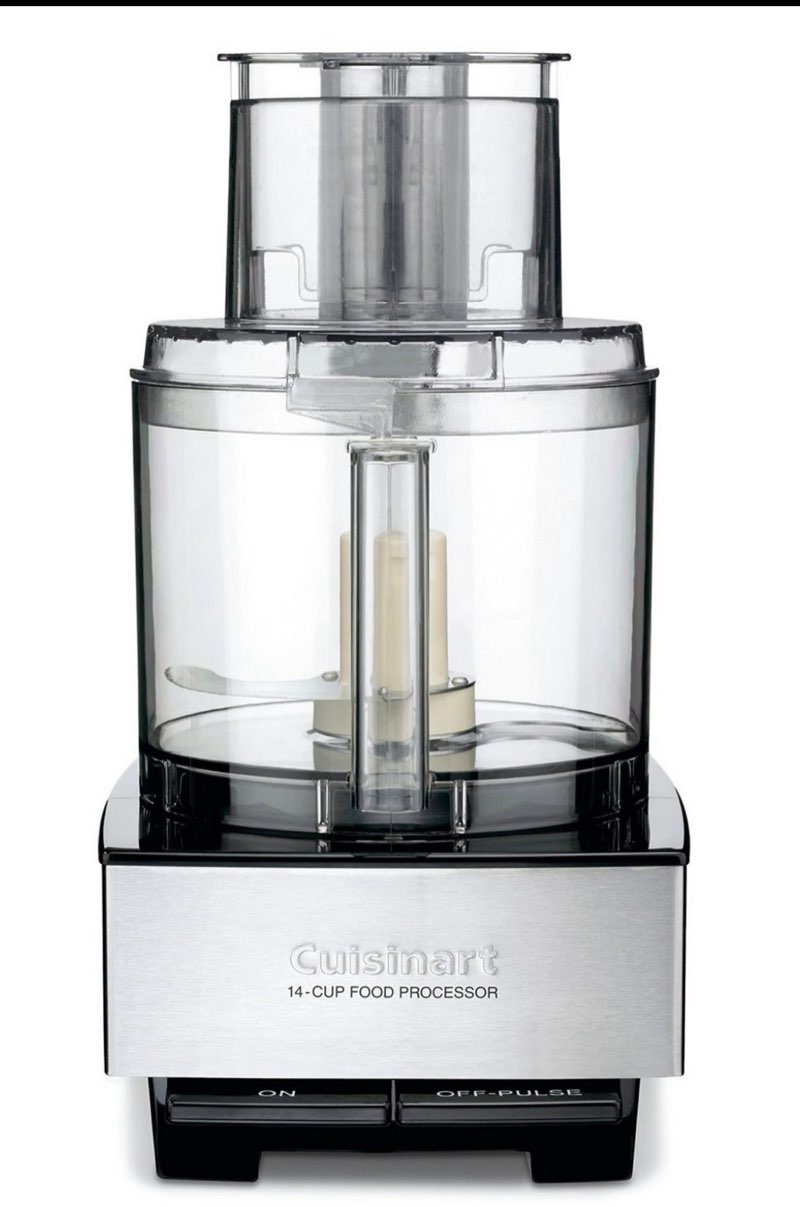 Cuisinart Custom 14-Cup Food Processor - Brushed Stainless Steel - DFP-14BCNY: Includes Slicing & Shredding Discs, 720W