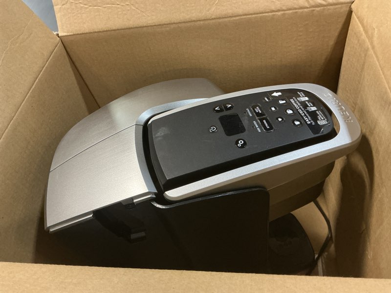 Condition photo showing As Is for Keurig K-Elite Single Serve K-Cup Pod Coffee Maker, with Strength and Temperature Control, Iced Coffee Capability, 8 to 12oz Brew Size, Programmable, Brushed Silver