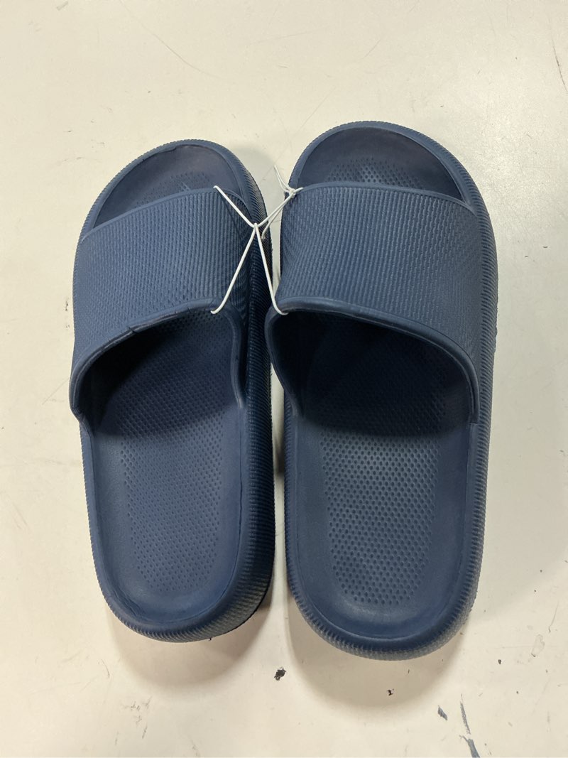 Condition photo showing Good Condition for ecetana pillow slippers for women non slip shower slides bathroom sandals(size 39-40)