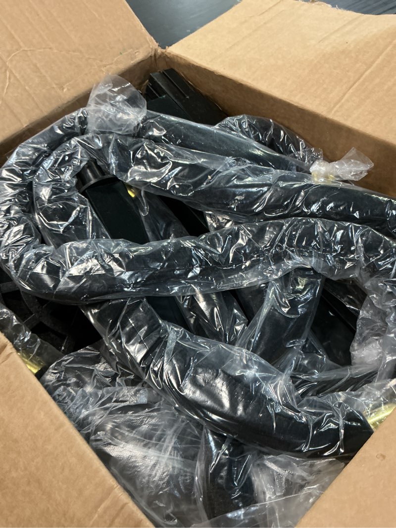 Condition photo showing As Is for 4 pack stanchion post with velvet ropes (weighted base), crowd control barriers, red carpet runner poles, queue poles for party, movie theater, plastic