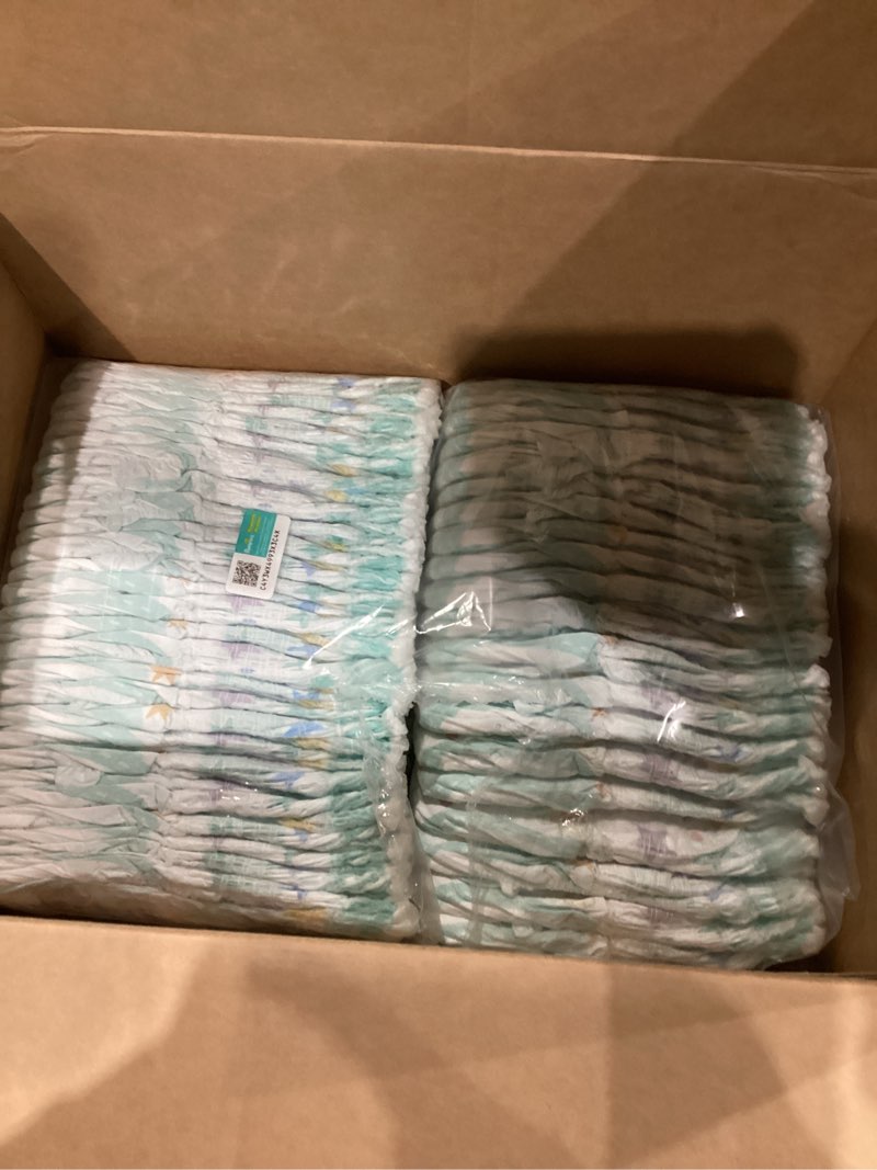 Condition photo showing As Is for Pampers Diapers - Swaddlers 360° - Size 5, 116 Count, up to 100% Leakproof Comfy Dry Fit, Designed for Easy Changes, Pull On Baby Diaper (Packaging May Vary) Size 5 116