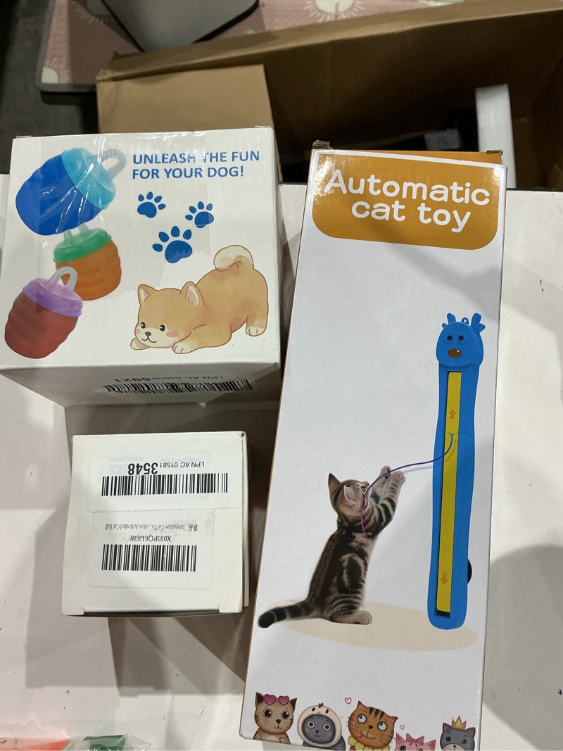 Condition photo showing As Is for assorted pet supplies