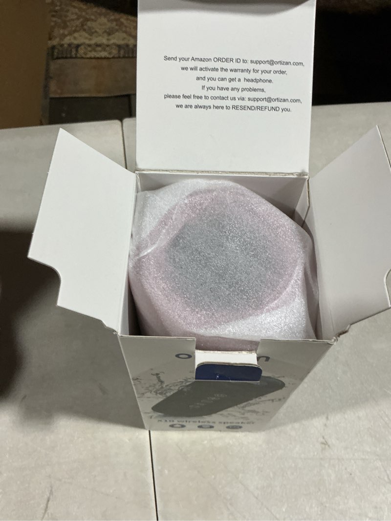 Condition photo showing Good Condition for Ortizan Portable Bluetooth Speakers, IPX7 Waterproof Wireless Speaker with 24W Loud Stereo Sound, Deep Bass, Bluetooth 5.3, RGB Lights, Dual Pairing, 30H Playtime for Home, Outdoor, Party Pink